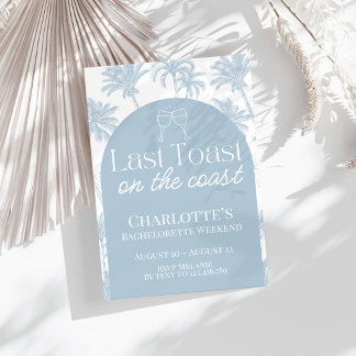 Último brinde na costa convite para despedida de s