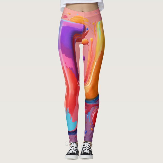 "Último Conforto Yoga Leggings de Samsi" (Frente)