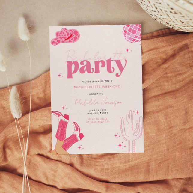 Último convite para festa de solteira de rodeio na (Criador carregado)