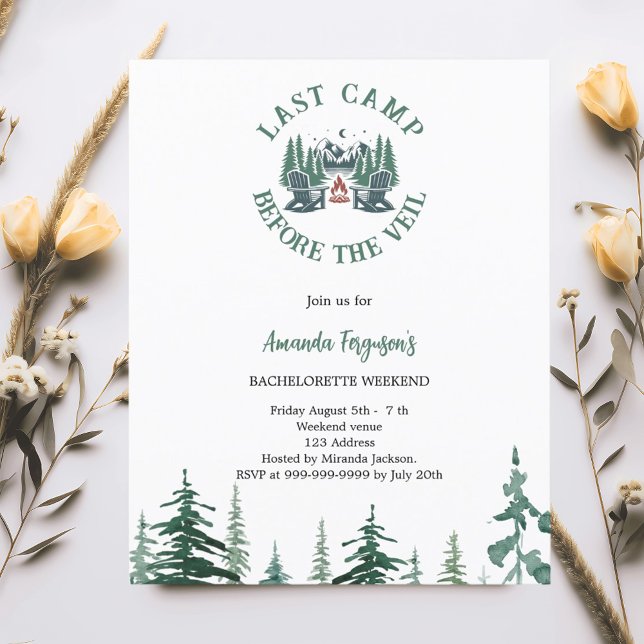 Último convite para o fim de semana da Bachelorett (Criador carregado)