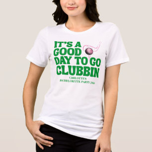 Último Golfe Swing Despedida de Solteira Rosa Verd