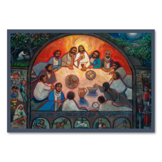 Último jantar, Luke 22, Cartão de Oração para a Se