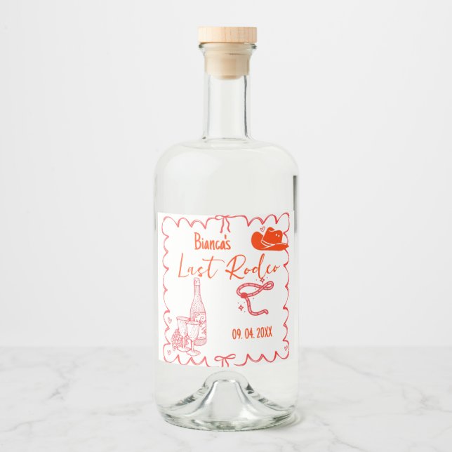 Último Rodeo Nashville Bachelorette Festa de Fim d (Frente)