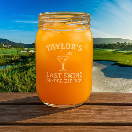 Último Swing Antes do Anel de Golfe Bachelorette