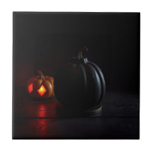 Ultra-Luxury Gothic Halloween Ceramic Tile Decor