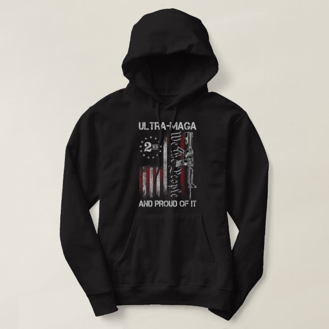 Ultra Maga E Orgulhoso De Suas Camisas Anti-Biden (Frente do Design)