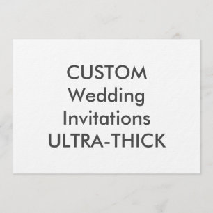 ULTRA-THICK 360lb 7" x 5" convites do casamento