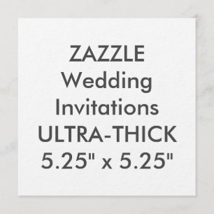 ULTRA-THICK 360lb Convites para Casamento Quadrado