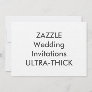 ULTRA-THICK 7" x 5" Convites para Casamento