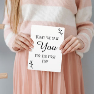 Ultrassom Primeira Imagem em Preto e Branco e Sina