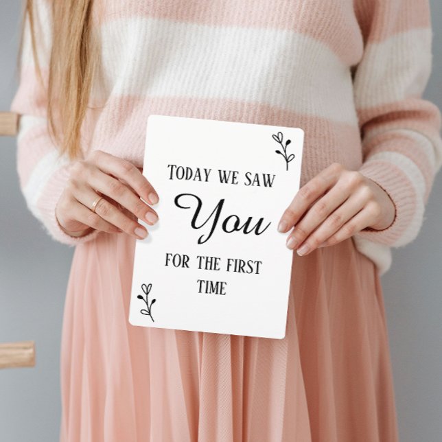 Ultrassom Primeira Imagem em Preto e Branco e Sina (Criador carregado)