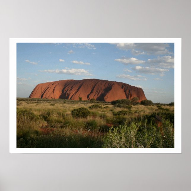 Uluru, Ayers Rock Austrália Poster (Frente)