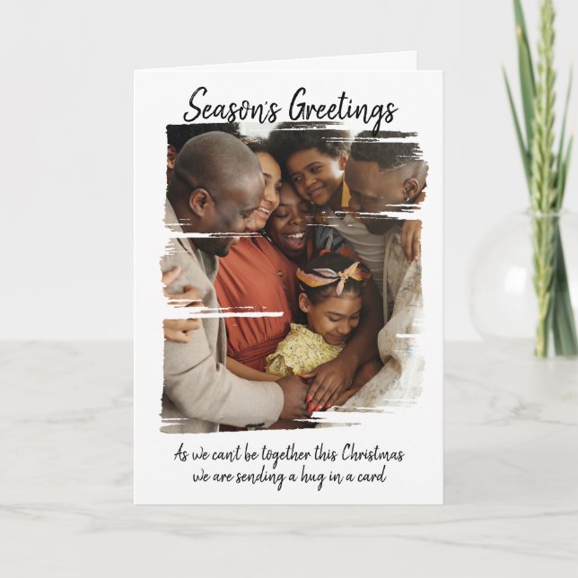 Um Abraço Num Cartão De Natal De 2020 (Frente)