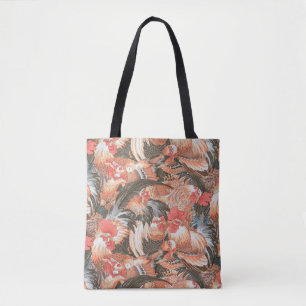 Um Adorável Tecido Philip Jacobs Roosters Tote Bag