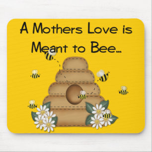 Um amor de mãe é significado à abelha Mousepad