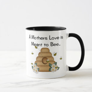 Um amor de mãe é significado à caneca da abelha