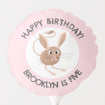 Um aniversário personalizado de jerboa de orelha-b