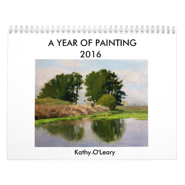 Um ano de calendário    da pintura 2016 (Capa)