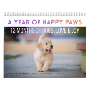 Um Ano de Patas Felizes – Calendário de Cachorro F