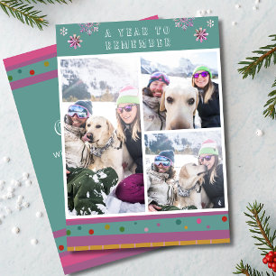 Um ano para lembrar das cartas de Natal do inverno