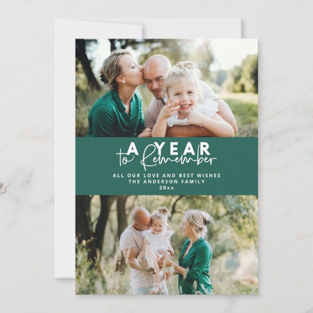 Um ano para se lembrar da multifoto mínima moderna (Frente)