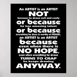 Um Artista é... Pôster