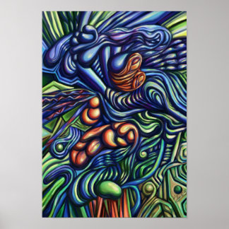 Um avanço das coisas, poster de abstrato digital