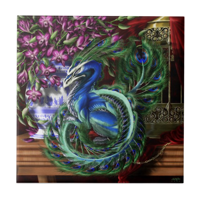 Um azulejo prendido Guilded (Frente)