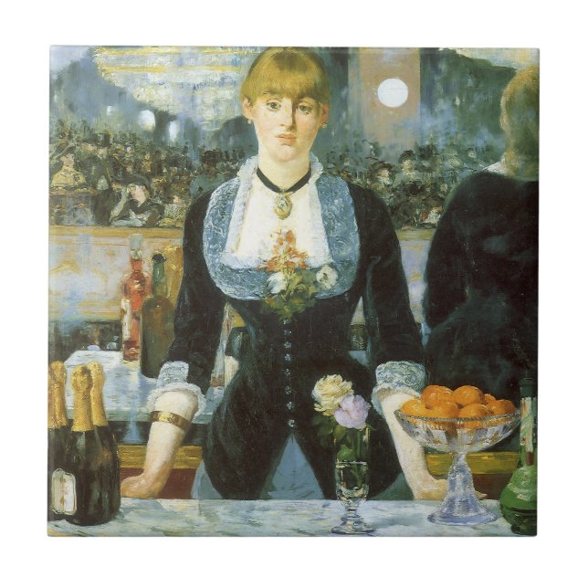 Um Bar na Folies Bergere, de Edouard Manet (Frente)