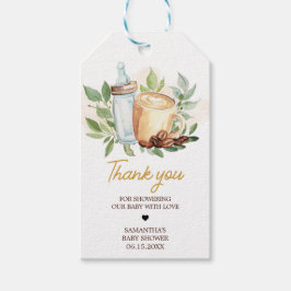 Um Bebê está a criar etiquetas de favorecimento de