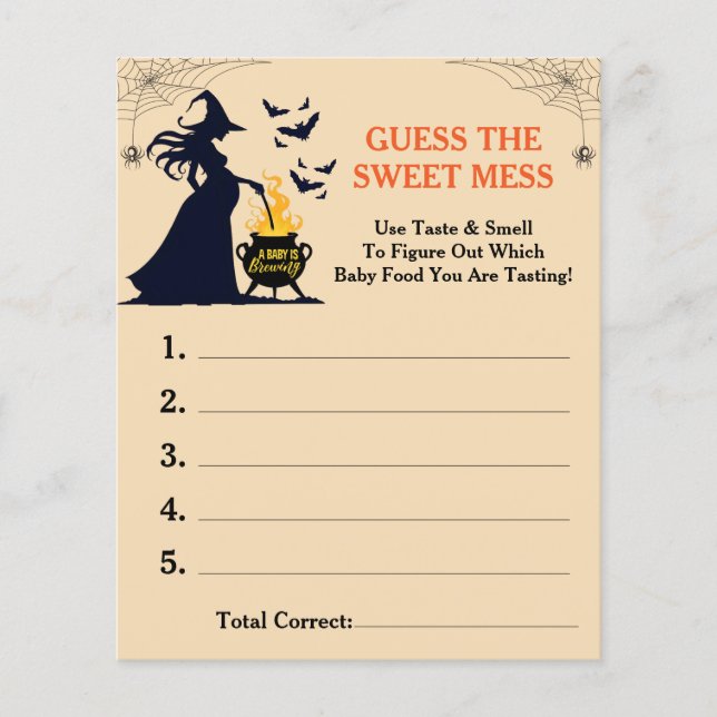 Um bebê está a criar jogos de Chá de fraldas de Ha (Frente)