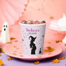 Um Bebê Está Fazendo Chá de fraldas De Halloween