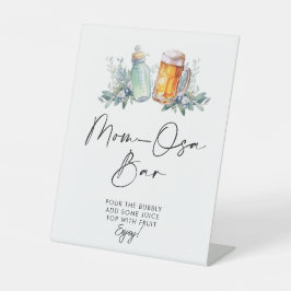 Um Bebê Está Fazendo Chá de fraldas Mãe-Osa Bar