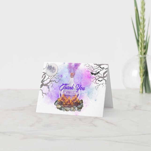 Um bebê está se preparando - Obrigado Cartões (Frente)