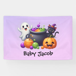 Um bebê está sendo preparado cenário de chá de beb