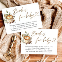 Um Bebê Está Sendo Preparado Livros para o Cartão