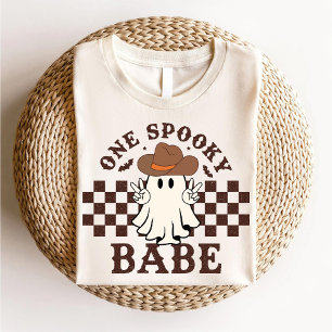 Um Bebê Fofo Ocidental Fofo Boo Halloween