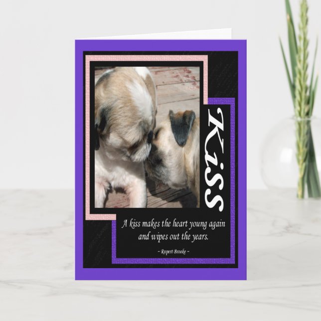 Um Beijo... Cartão (Frente)