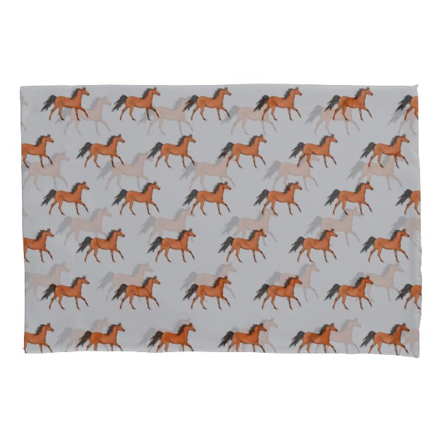 Um belo cavalo Pillowcase (Frente)