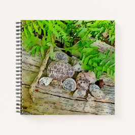 Um belo diário com a natureza e afirmando bagunça