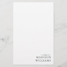 Um Bilhete Chic Da Tipografia Cursiva Papelaria