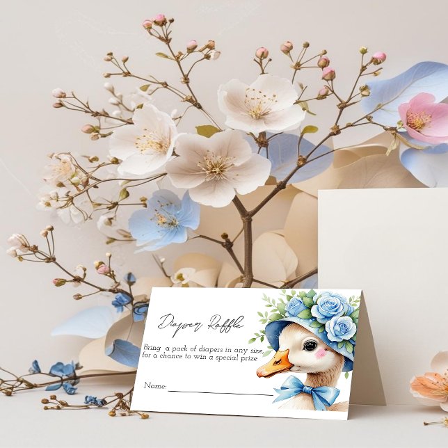 Um Bobo de chá de fraldas de Goose Boy Raffle (Criador carregado)