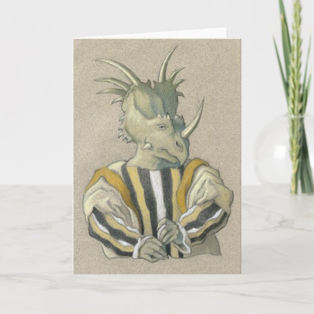 Um bom cartão de saudação de desculpas. (Frente)