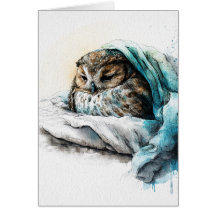 Um bom cartão de saudação Nap