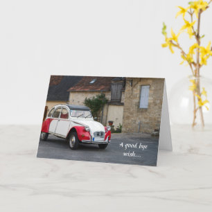 Um Bom Tchau, Um Cartão De Saudação Dobrado