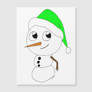 um boneco de neve chibi