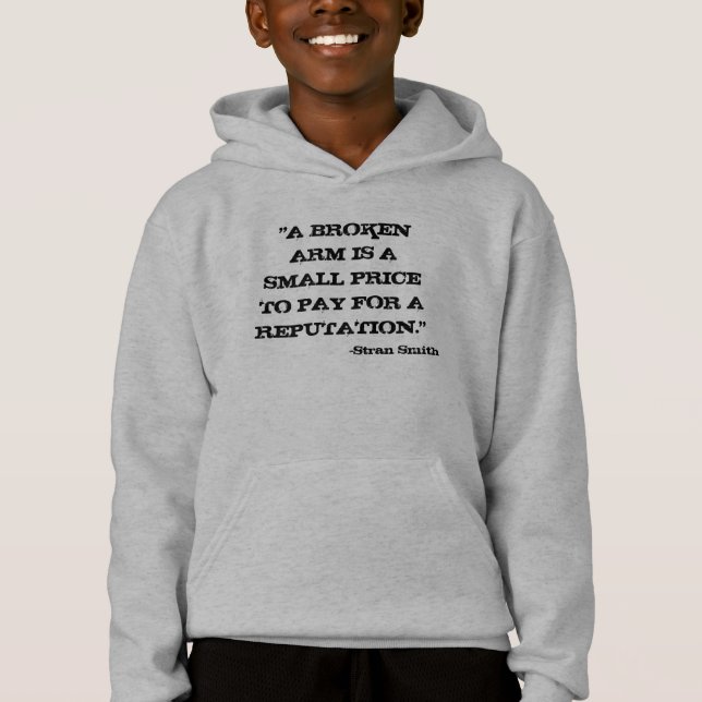 "UM BRAÇO QUEBRADO É UM PREÇO PEQUENO A PAGAR POR (Frente)