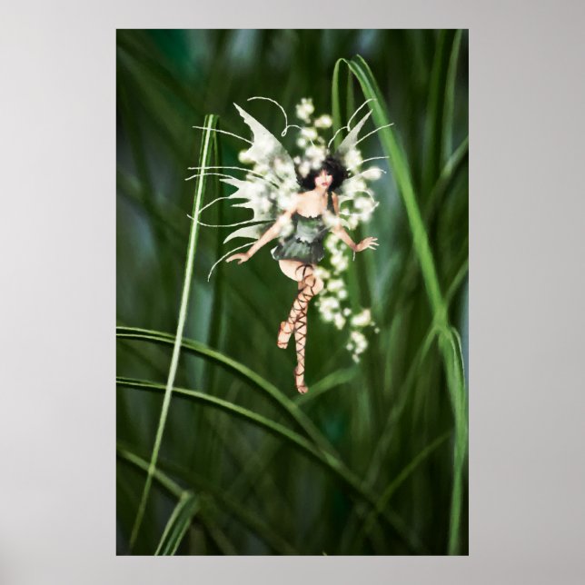 Um brilho na Poster do jardim (Frente)
