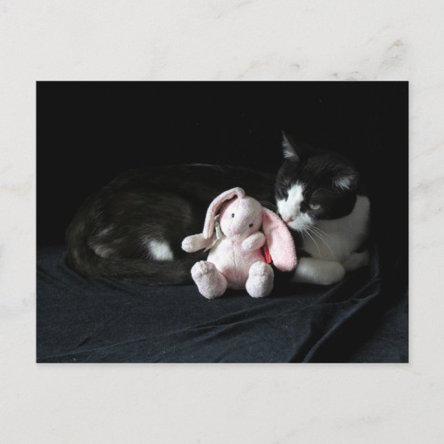 Um Bunny Me Ama No Cartão De Posto (Frente)