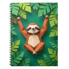 Um Caderno de Volta às Aulas de Preguiça Fofa de O